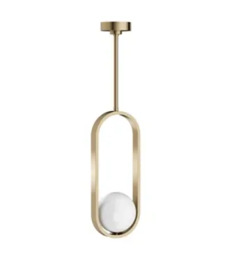 Crosswater Tranquil Pendant Light Brushed Brass product image - Image 1