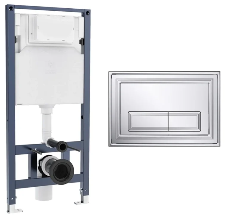 Crosswater Belgravia Frame Set 3 Chrome product image - Image 1