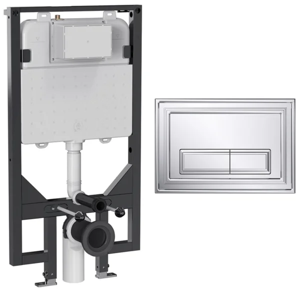 Crosswater Belgravia Frame Set 5 Chrome