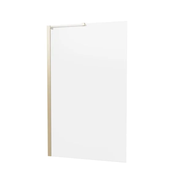 Crosswater 6mm Fixed Bath Screen 900 Brushed Brass