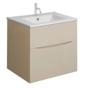 Crosswater Glide II 2 Drawer Basin Unit 500 Warm Stone