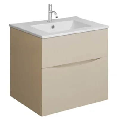 Crosswater Glide II 2 Drawer Basin Unit 500 Warm Stone product image - Image 1