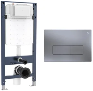 Crosswater Mpro Frame Set 1 Brushed Nickel