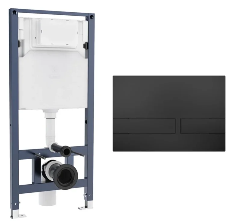 Crosswater Venue Frame Set 5 Matt Black product image - Image 1