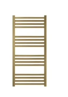 Crosswater MPRO Towel Warmer 430x900 Brushed Brass product image - Image 1