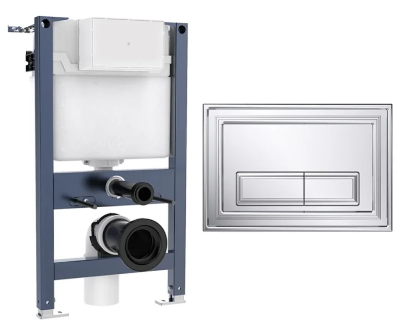 Crosswater Belgravia Frame Set 1 Chrome product image - Image 1