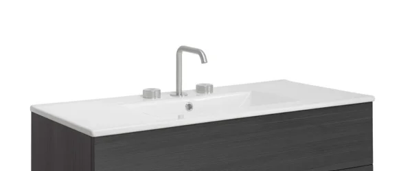 Crosswater Glide II Basin 1000 Ceramic 3TH White Gloss