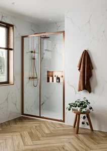 Crosswater 6mm Slider Single 1500 Brushed Bronze