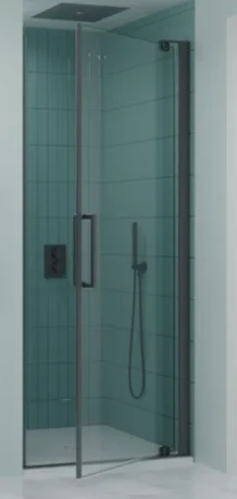 Crosswater Optix Pivot Door 800 Slate product image - Image 1