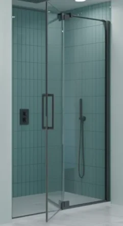 Crosswater Optix Pivot Door Inline Panel 1200 Slate product image - Image 1