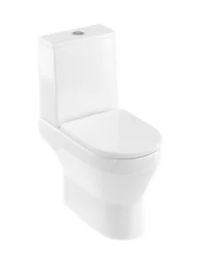 Britton Curve2 rimless open back close coupled WC including soft close seat