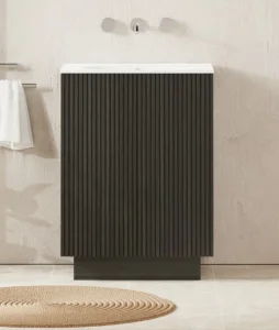 Crosswater Limit 600mm Floorstanding Door Unit Steelwood