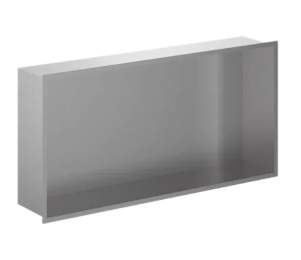 Crosswater Niches 610 X 305mm Brushed Stainless