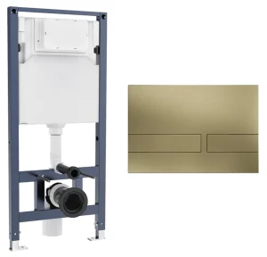 Crosswater Venue Frame Set 5 Brushed Brass