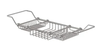 Burlington Extendable Bath Rack Chrome product image - Image 1