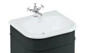 Burlington Chalfont Ceramic Basin 550mm 1 Tap Hole