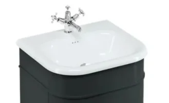Burlington Chalfont Ceramic Basin 550mm 1 Tap Hole product image - Image 1