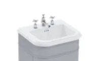 Burlington Chalfont Ceramic Basin 550mm 3 Tap Hole
