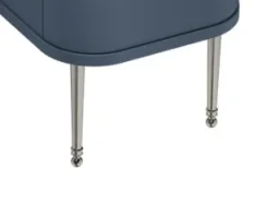 Burlington Chalfont Legs (pair) Brushed Nickel product image - Image 1