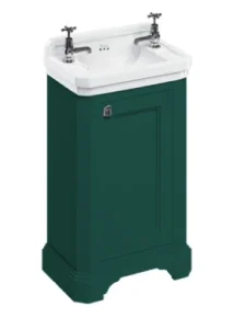 Burlington Cloakroom Basin Unit Matt Green