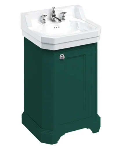 Burlington Edwardian Freestanding Matt Green product image - Image 1