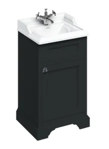 Burlington 500 Freestanding Matt Black