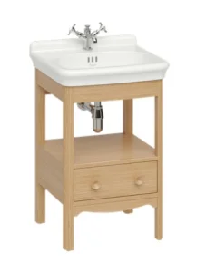 Burlington Guild Floor Standing Vanity 560mm Light Oak