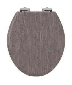 Burlington Guild Soft Close Toilet Seat Dark Oak product image - Image 1