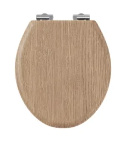 Burlington Guild Soft Close Toilet Seat Light Oak