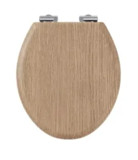 Burlington Guild Soft Close Toilet Seat Light Oak product image - Image 1