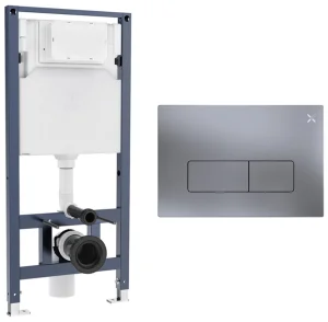 Crosswater Mpro Frame Set 2 Brushed Nickel