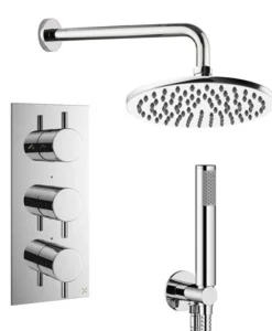 Crosswater Design Shower Set 7 Chrome 200mm