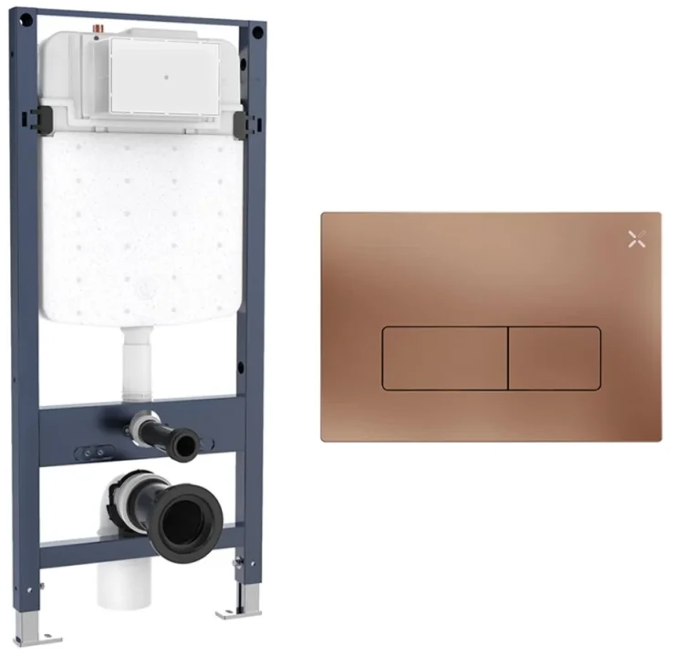 Crosswater Mpro Frame Set 1 Brushed Bronze product image - Image 1