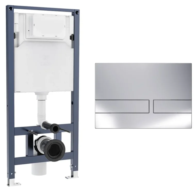 Crosswater Venue Frame Set 5 Chrome product image - Image 1