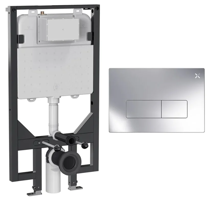 Crosswater Mpro Frame Set 3 Chrome product image - Image 1