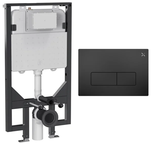 Crosswater Mpro Frame Set 3 Matt Black