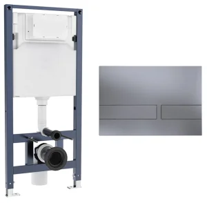 Crosswater Venue Frame Set 5 Brushed Nickel