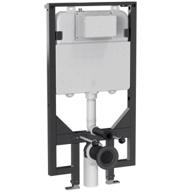 Crosswater Slim Depth Wc Support Frame 1.14m Height (with Dual Flush Concealed Cistern & Installation Kit) product image - Image 1