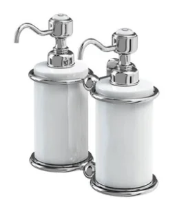Burlington Double Soap Dispenser Chrome