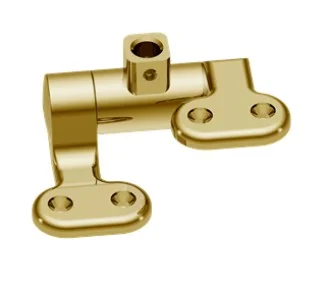 Burlington Guild Seat Hinges With Top Fixings Gold