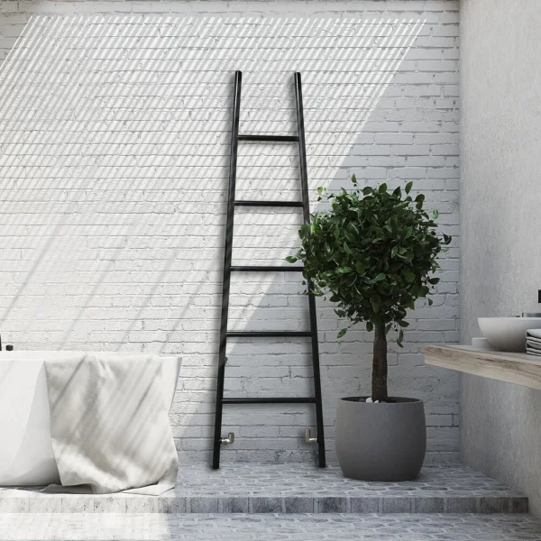 Jis Rye 1800 X 520mm Radiator For Electric Heating Black Stainless Steel