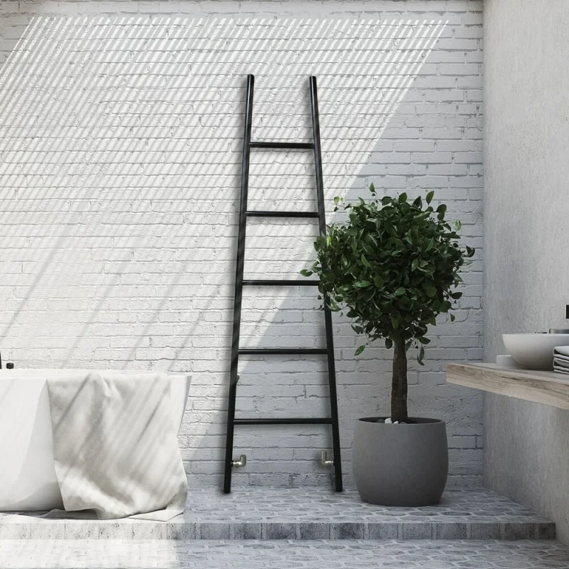 Jis Rye 1800 X 520mm Radiator For Electric Heating Black Stainless Steel detail view - Image 1