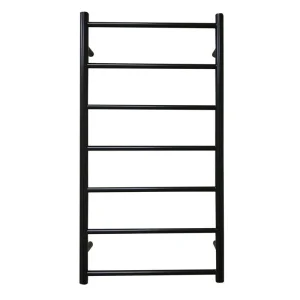 Jis Pevensey 975 X 520mm Radiator For Electric Heating Black Stainless Steel