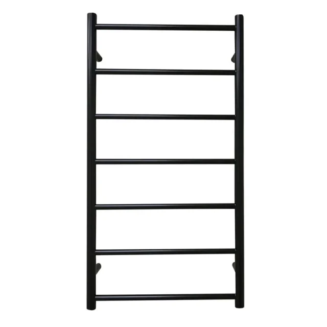 Jis Pevensey 975 X 520mm Radiator For Electric Heating Black Stainless Steel detail view - Image 1