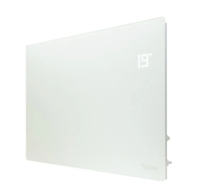 Thermosphere Flat Glass Panel Heater White 2000w detail view - Image 3