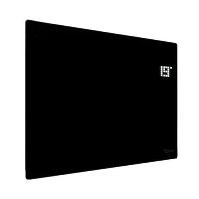 Thermosphere Flat Glass Panel Heater Black 1500w