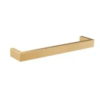 Thermosphere 12v Heated Towel Bar Single Square 500mm Brushed Brass