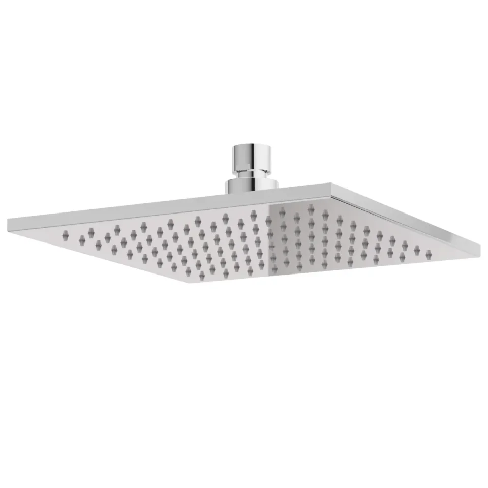 Crosswater Zion Shower Head 200mm Chrome detail view - Image 1