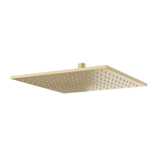 Crosswater Zion Shower Head 300mm Brushed Brass