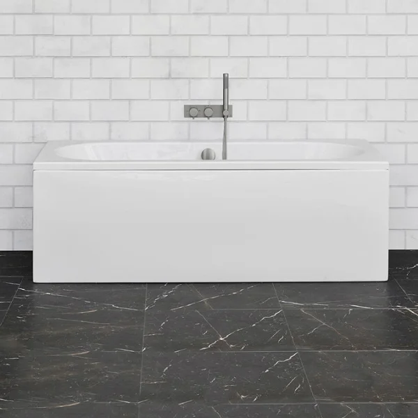 Crosswater Verge Double Ended Acrylic Bath 1800 x 750mm